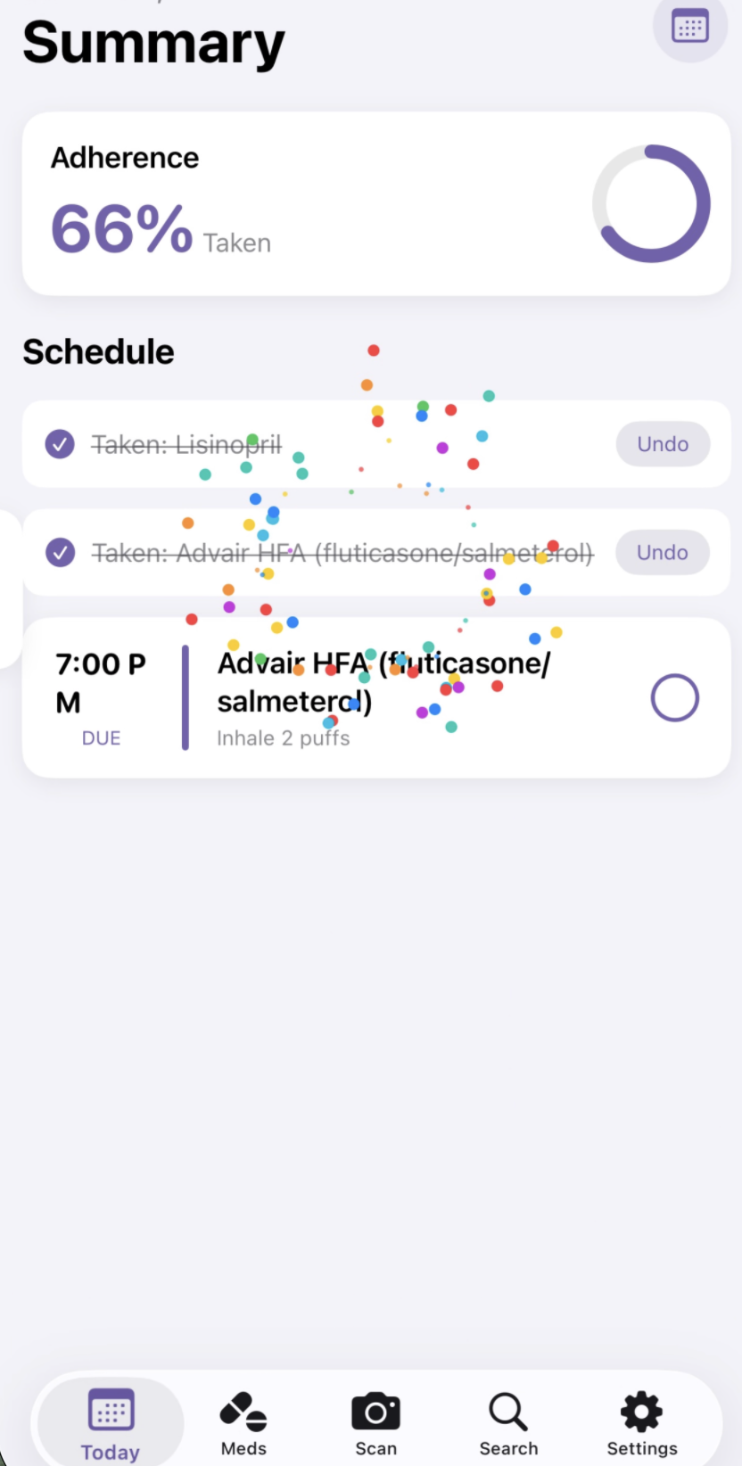 Today tab screenshot 3